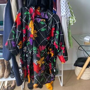 Vintage floral robe / coverup / dress
